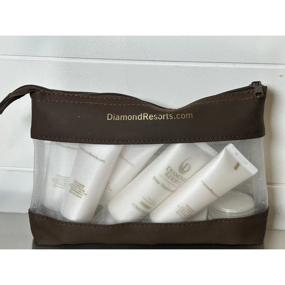 Diamond Resorts International VIP Premium Toiletries Cosmetic Bag‎ NEW